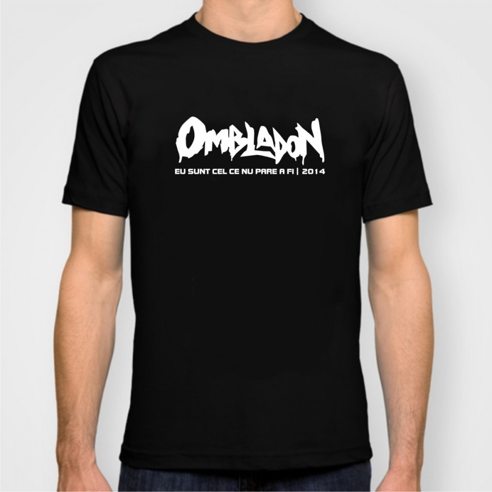 Tricou ombladon 20cm records parazitii, L, M, S, XL, XXL, Alb, Negru,  Bumbac | Okazii.ro