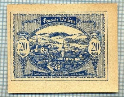 A2004 BANCNOTA NOTGELD- AUSTRIA-20 HELLER -1920-SERIA FARA-starea care se vede foto