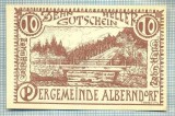 A2010 BANCNOTA NOTGELD- AUSTRIA-10 HELLER -1920-SERIA FARA-starea care se vede