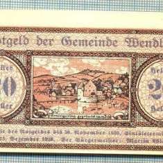 A2132 BANCNOTA NOTGELD- AUSTRIA 20 HELLER -1920-SERIA FARA-starea care se vede