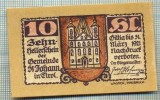 A2074 BANCNOTA NOTGELD- AUSTRIA 10 HELLER -1921-SERIA FARA-starea care se vede