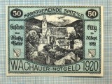 A2109 BANCNOTA NOTGELD- AUSTRIA 50 HELLER -1920-SERIA FARA-starea care se vede