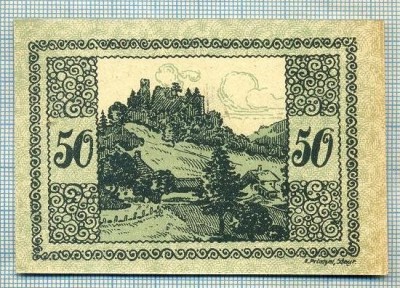 A2069 BANCNOTA NOTGELD- AUSTRIA 50 HELLER -1920-SERIA FARA-starea care se vede foto