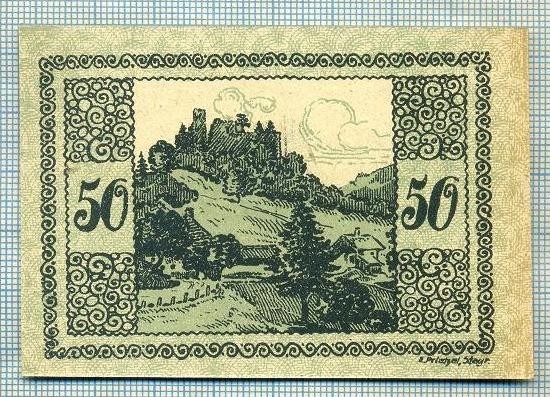 A2069 BANCNOTA NOTGELD- AUSTRIA 50 HELLER -1920-SERIA FARA-starea care se vede