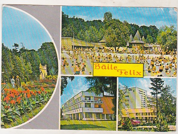 bnk cp Baile Felix - Vedere - circulata - marca fixa