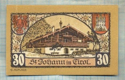 A2138 BANCNOTA NOTGELD- AUSTRIA 30 HELLER -1921-SERIA FARA-starea care se vede foto