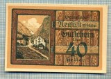 A2008 BANCNOTA NOTGELD- AUSTRIA-40 HELLER -1920-SERIA FARA-starea care se vede