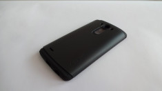 Husa LG G3 Carcasa Spigen Slim Armor NEGRU Anti Soc foto