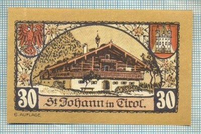 A2096 BANCNOTA NOTGELD- AUSTRIA 30 HELLER -1921-SERIA FARA-starea care se vede foto