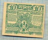 A2117 BANCNOTA NOTGELD- AUSTRIA 10 HELLER -1920-SERIA FARA-starea care se vede