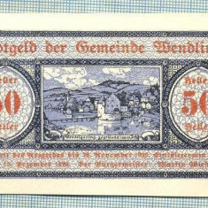 A2035 BANCNOTA NOTGELD- AUSTRIA-50 HELLER -1920-SERIA FARA-starea care se vede