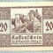 A2084 BANCNOTA NOTGELD- AUSTRIA 20 HELLER -1920-SERIA FARA-starea care se vede
