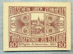 A2129 BANCNOTA NOTGELD- AUSTRIA 10 HELLER -1920-SERIA FARA-starea care se vede