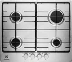 Plita pe gaz Electrolux EGG 16242NX , 4 arzatoare , gaz , aprindere electrica ,inox foto