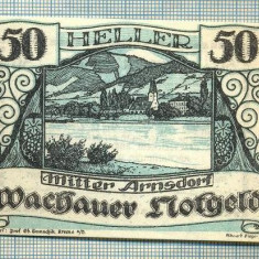 A2016 BANCNOTA NOTGELD- AUSTRIA-50 HELLER -1920-SERIA FARA-starea care se vede