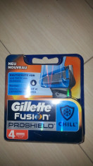 Set 4 buc rezerve Gillette Fusion Proshield Chill foto