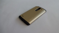 Husa LG G3 Carcasa Spigen Slim Armor GOLD Anti Soc foto