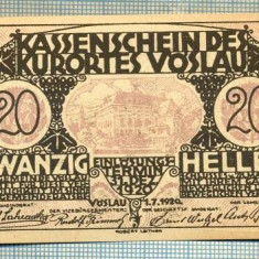 A2059 BANCNOTA NOTGELD- AUSTRIA-20 HELLER -1920-SERIA FARA-starea care se vede