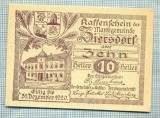 A2057 BANCNOTA NOTGELD- AUSTRIA-10 HELLER -1920-SERIA FARA-starea care se vede