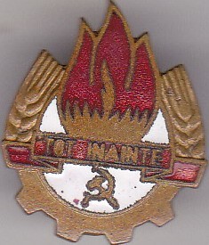 Insigna Pionieri TOT INAINTE Insigna Pionieri TOT INAINTE