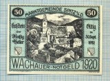A2015 BANCNOTA NOTGELD- AUSTRIA-50 HELLER -1920-SERIA FARA-starea care se vede
