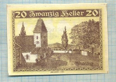 A2120 BANCNOTA NOTGELD- AUSTRIA 20 HELLER -1920-SERIA FARA-starea care se vede foto