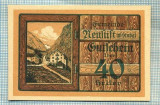 A2107 BANCNOTA NOTGELD- AUSTRIA 40 HELLER -1920-SERIA FARA-starea care se vede