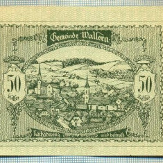 A2110 BANCNOTA NOTGELD- AUSTRIA 50 HELLER -1920-SERIA FARA-starea care se vede