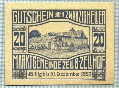 A2023 BANCNOTA NOTGELD- AUSTRIA-20 HELLER -1920-SERIA FARA-starea care se vede foto