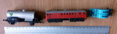 LOT TRENULET ELECTRIC - LOCOMOTIVA , VAGON , COMUTATOR(PIKO..TT..) foto