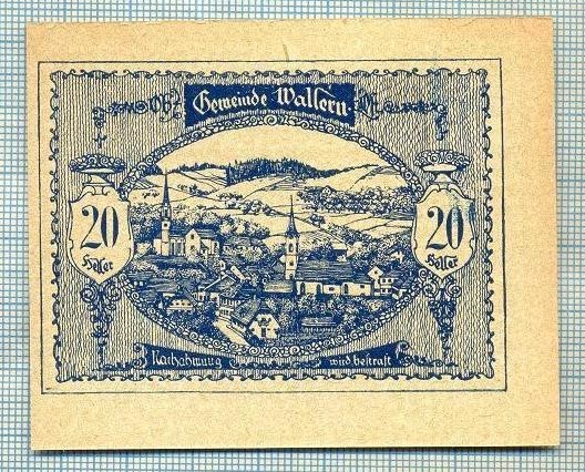 A2154 BANCNOTA NOTGELD- AUSTRIA 20 HELLER -1920-SERIA FARA-starea care se vede