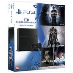 Consola Playstation 4 Ultimate Player Edition 1Tb Plus 4 Jocuri Uncharted 4 Bloodborne Heavy Rain Si Beyond Two Souls foto