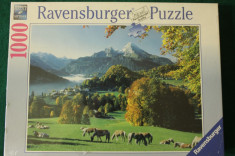 Ravensburger PUZZLE , 1000 piese, ca.70x50 cm No.157419 Made in Germany foto