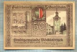 A2152 BANCNOTA NOTGELD- AUSTRIA 50 HELLER -1920-SERIA FARA-starea care se vede