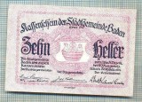 A2179 BANCNOTA NOTGELD- AUSTRIA 10 HELLER -1920-SERIA FARA-starea care se vede