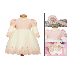 Set botez iarna Pink Lady 0-1 luni Atelier Bebe foto