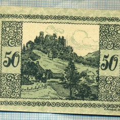 A2180 BANCNOTA NOTGELD- AUSTRIA 50 HELLER -1920-SERIA FARA-starea care se vede