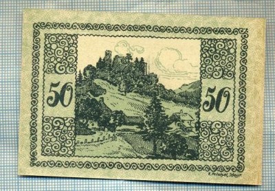 A2180 BANCNOTA NOTGELD- AUSTRIA 50 HELLER -1920-SERIA FARA-starea care se vede foto