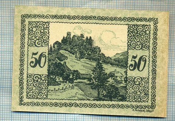 A2180 BANCNOTA NOTGELD- AUSTRIA 50 HELLER -1920-SERIA FARA-starea care se vede