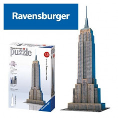 Puzzle 3D Empire State Building 216 Piese Ravensburger foto