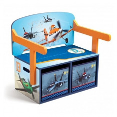 Mobilier 2 in 1 pentru depozitare jucarii Disney Planes Delta Children foto