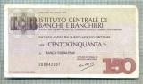 A2199 ASIGNAT BILET BANCA SUBALPINA - ICBB - 150 LIRE-starea cese vede