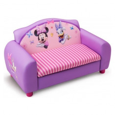 Canapea si cutie depozitare jucarii Disney Minnie Mouse Delta Children foto