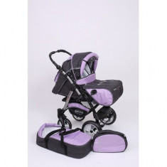 Carucior 2 in 1 Junior Plus Graphite Violet Baby-Merc foto