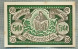 A2184 BANCNOTA NOTGELD- AUSTRIA 50 HELLER -1920-SERIA FARA-starea care se vede