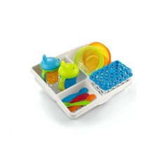 Set complet de hranire cu suport Fisher Price foto