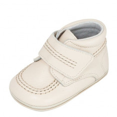 Ghetute crem din piele 17 (10 cm) Leon Shoes foto