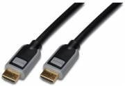 DIGITUS HDMI HighSpeed w/Ethernet 4K UHD HDMI A M (plug)/HDMI A M(plug) 3m black foto