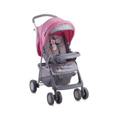 Carucior sport copii Star Pink Penguin Lorelli foto