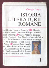 &amp;quot;ISTORIA LITERATURII ROMANE - Vol. 1&amp;quot;, George Ivascu, 1969. Carte noua foto